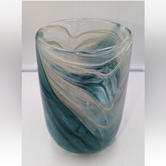 Like New Gorgeous Anthropologie Heavy Glass Vase - Picture 4 of 8